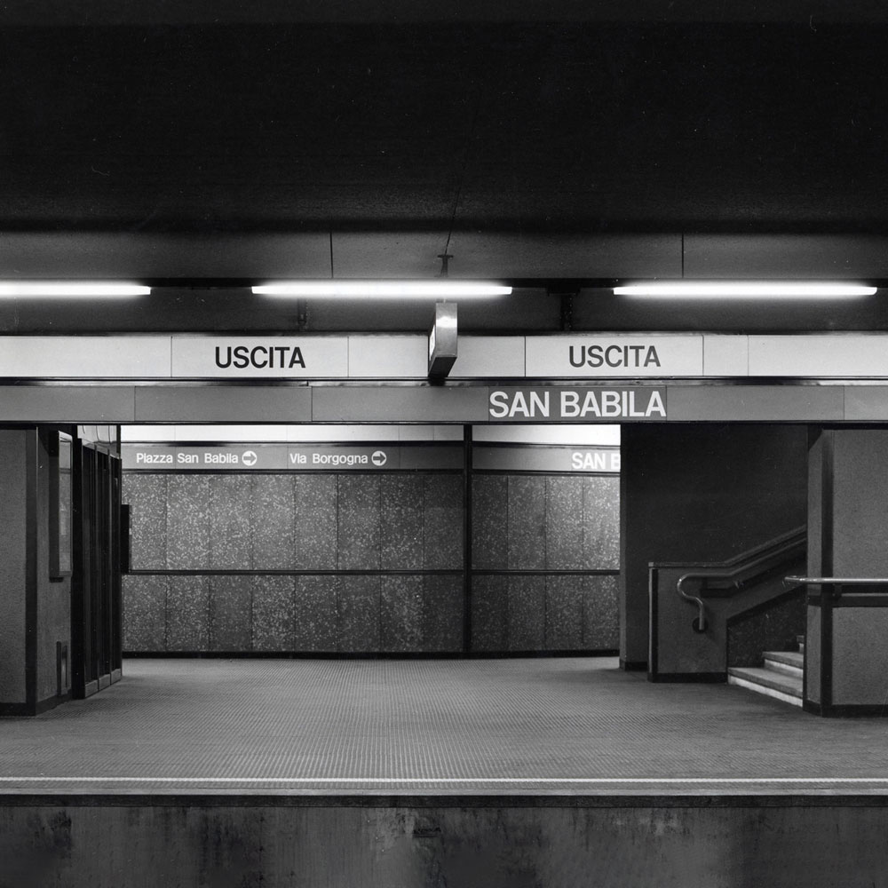 Allestimento e segnaletica della Metropolitana Milanese