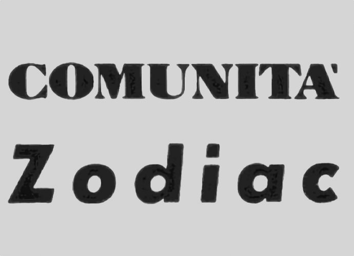 Edizioni di Comunità, ”Zodiac" e "Comunità"
