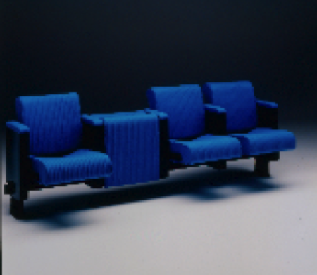 Sistema di sedute per sale conferenze “Mura”